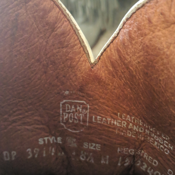 DAN POST DP3914 "Betsy" American Flag cowgirl western boots square toe sz 8.5 - Picture 16 of 16